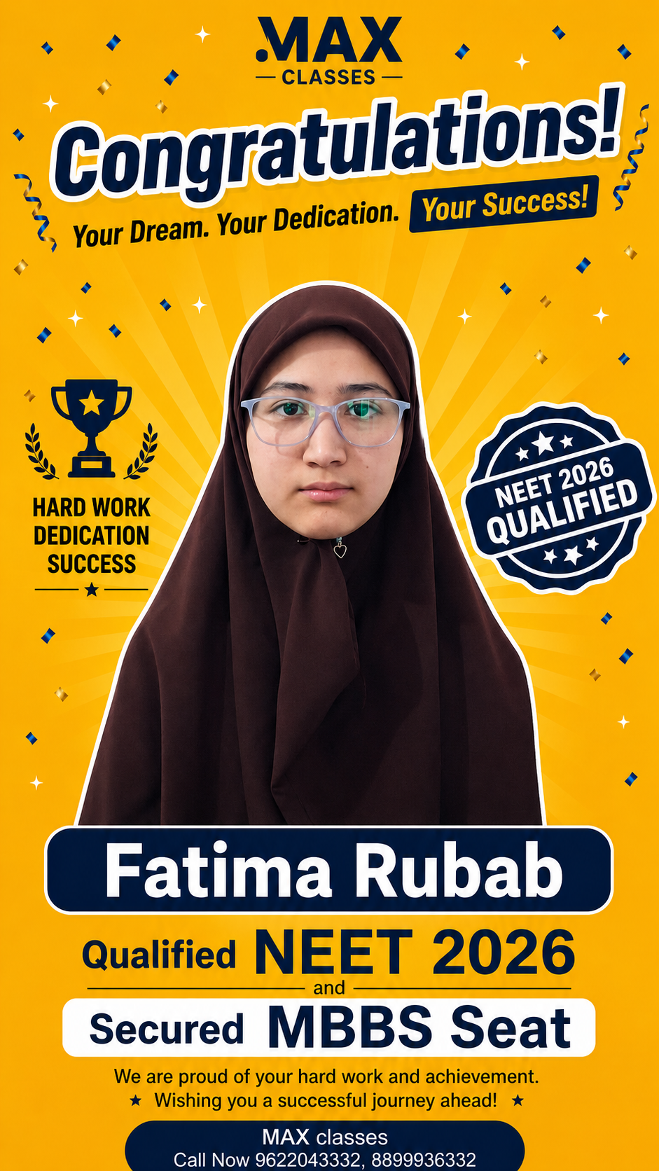 Fatima Rubab β MBBS GMC Udhampur, NEET 2026