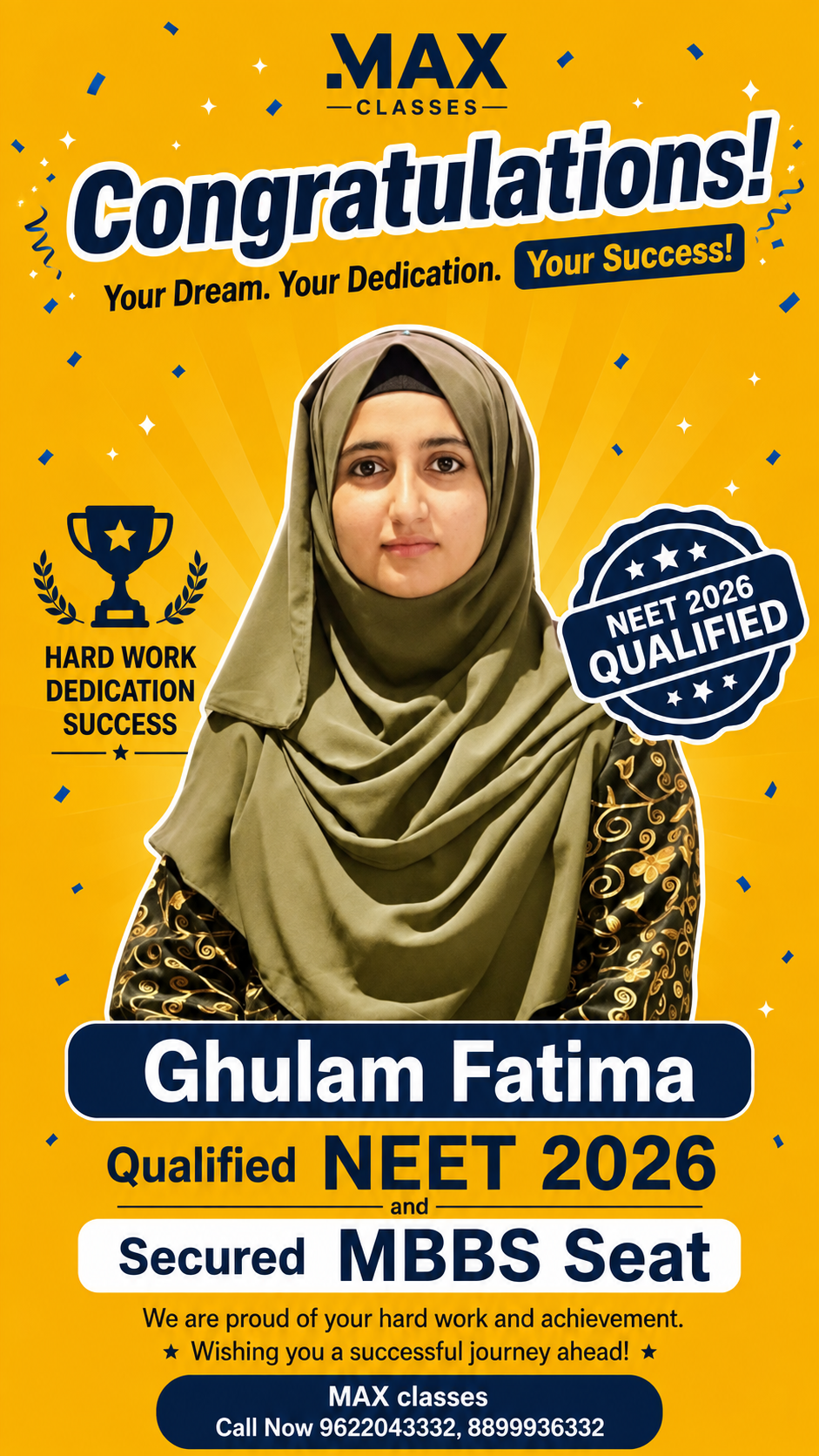 Ghulam Fatima β MBBS GMC Rajouri, NEET 2026